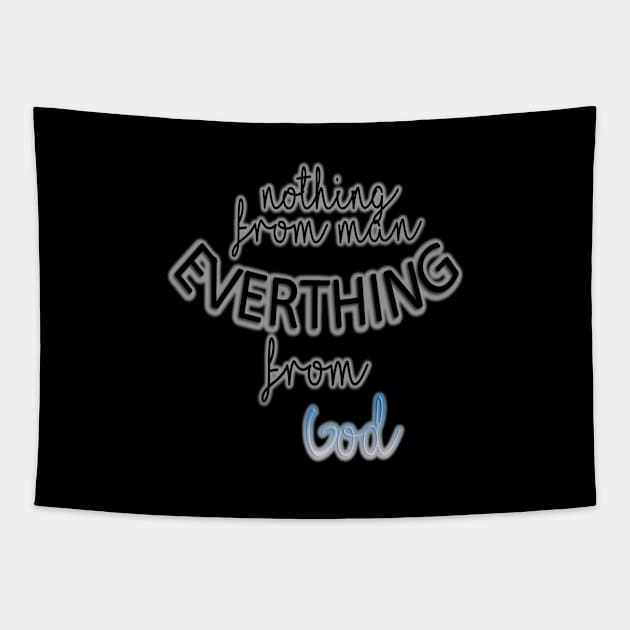 Everything From Heaven Tapestry by Angelic Gangster