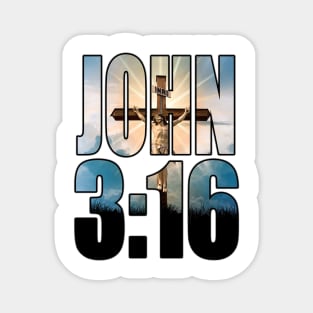 John 3 16 Christian Salvation Gift Magnet