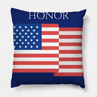 US Memorial Day T Shirt Pillow