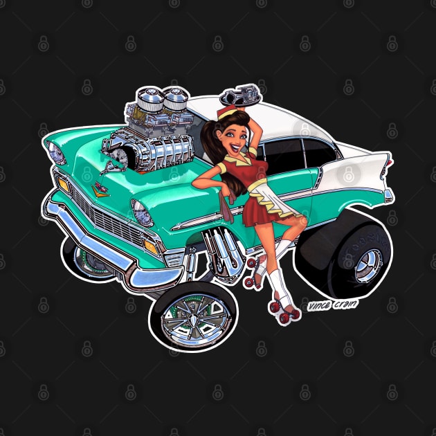 FAST FOOD 1956 Chevy GASSER by vincecrain
