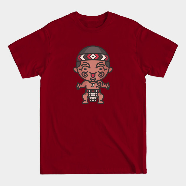 Disover Cute Traditional Maori Cartoon - Maori - T-Shirt