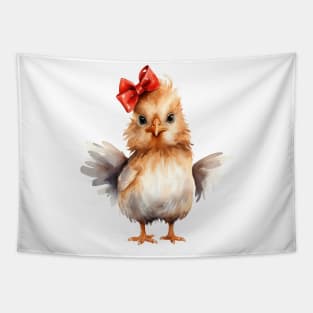 Xmas chicken Tapestry