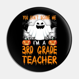 I'm a 3rd Grade Teacher Halloween Pin