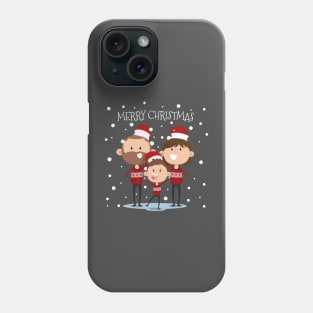 Colorful christmas composition with modern style Phone Case