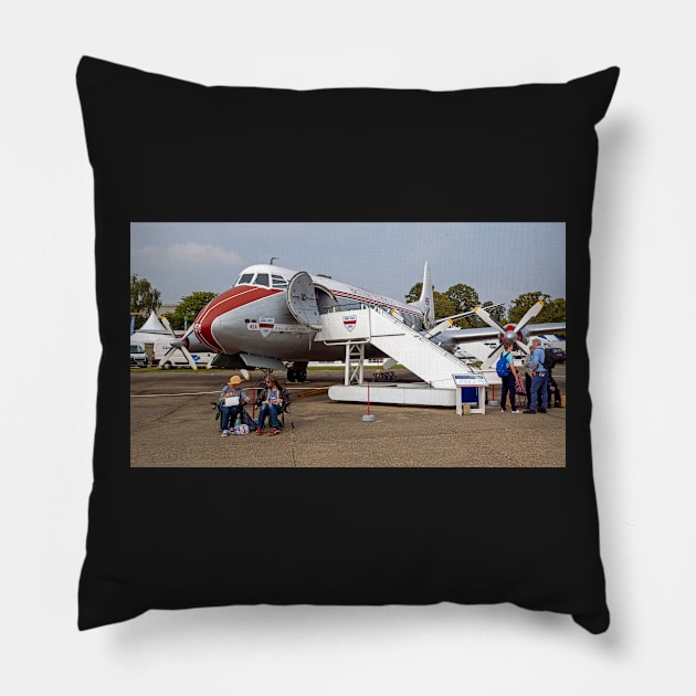 Dan Air, Duxford Air Show 2021, Cambridge Pillow by fantastic-designs