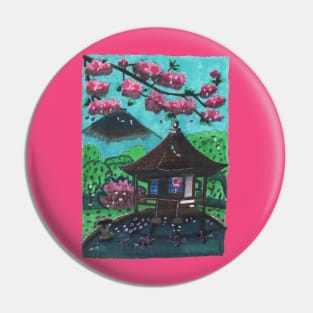 Japanese House by the Mountain Pin