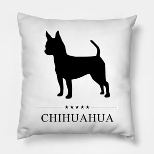 Chihuahua Black Silhouette Pillow