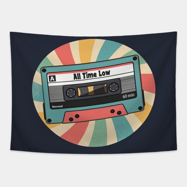 retro All time low Tapestry by Saha Paloma Ilustra