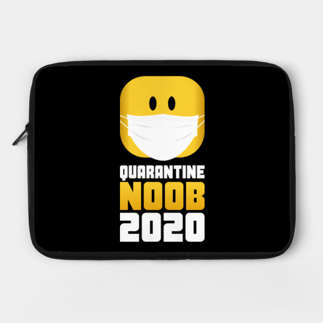 Roblox Quarantine Noob 2020 Roblox Laptop Case Teepublic - quarantine chill roblox