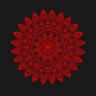 Mandala (red) T-Shirt
