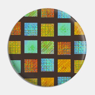 Colored Squares Pin