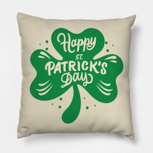 Happy St. Patrick's Day Pillow