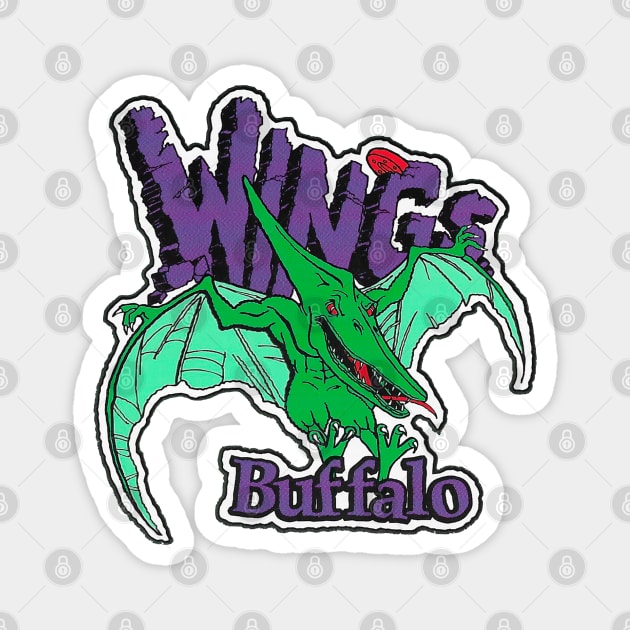 Buffalo Wings Roller Hockey Team Magnet by DirtyD