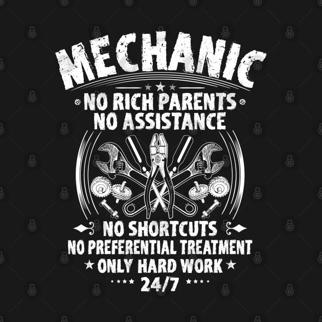 Mechanic/Mechanics/Hard Work/Gearhead/Gift/Present by Krautshirts