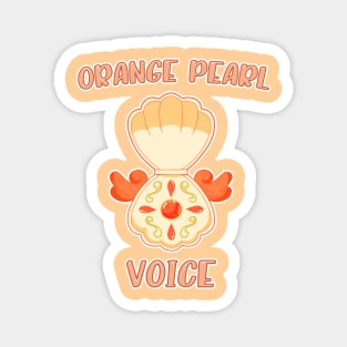 Orange Pearl Voice Magnet