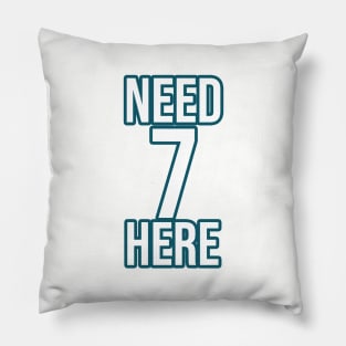 need 7 here - philadelphia Pillow