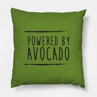 Powered by avocado Pillow