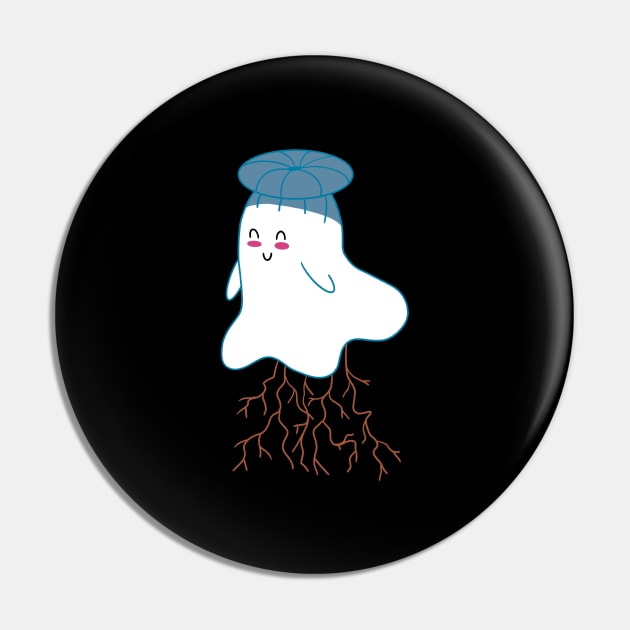 Little Ghost Grounded Pin by nathalieaynie
