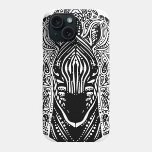 Zebra Mandala Phone Case