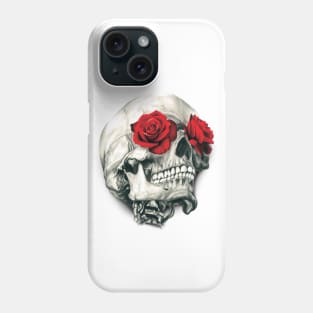 Rose Eye Skull Phone Case