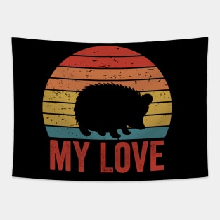 My Love porcupine Tapestry