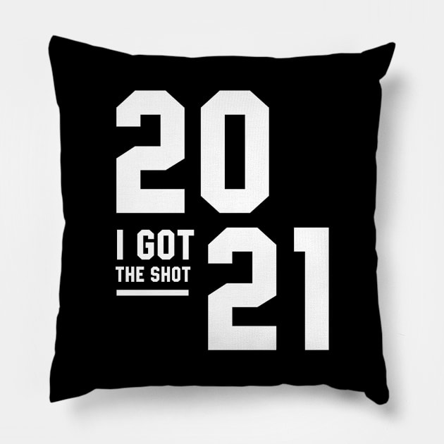 Virus Vaccination I Got The Shot Vaccine - Pro Vaccination Gift Pillow by Diogo Calheiros