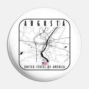 Augusta Map USA Pin