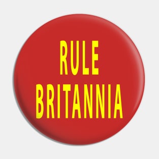 Rule Britannia Pin