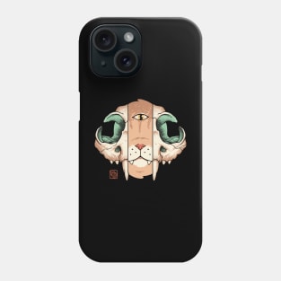 Cat Mid Skull Phone Case