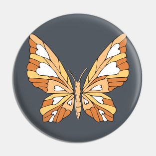 Bronzewing Butterfly Pin