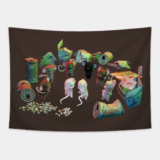 Mouse Fight Club Tapestry