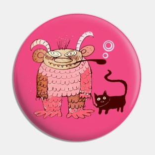 evil sorcerer with his cat Pin