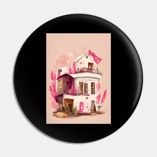 Pink House Pin