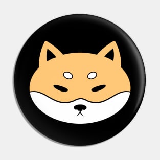 Grumpy Shiba Pin