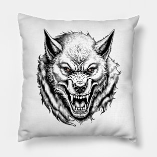 Male Werewolf Head Pillow