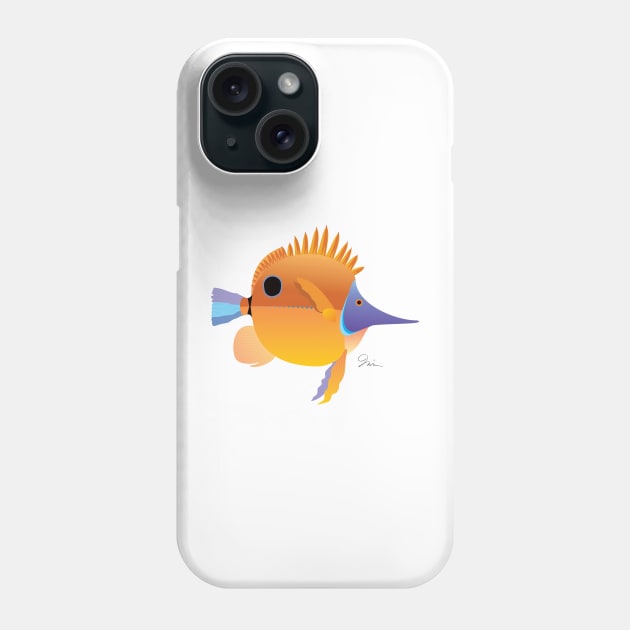 Yellow Fish Phone Case by TrevorIrvin