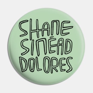 Irish Legends, Shane MacGowan, Sinead OConnor, Dolores ORiordan, Irish Music, RIP. Pin