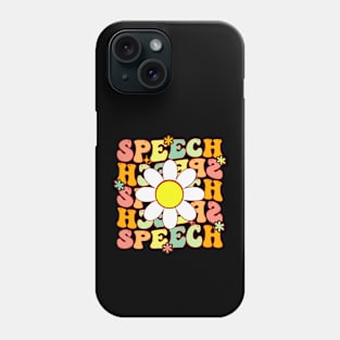 Groovy Speech Pathologist Speech Language Therapy SLP Phone Case