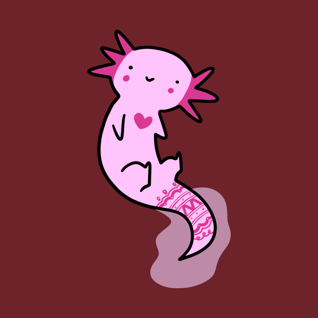 Tatted Axolotl by saradaboru