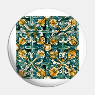 Italian Majolica Tile 10 Pin