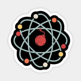 Retro AtomBomb Magnet