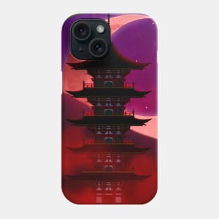 Crimson Pagoda Full Phone Case