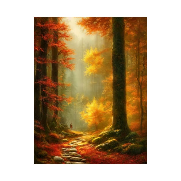 Golden Forest by Fantasyscape