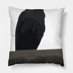 Lonely Crow Pillow