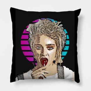 Madonna retro art Pillow