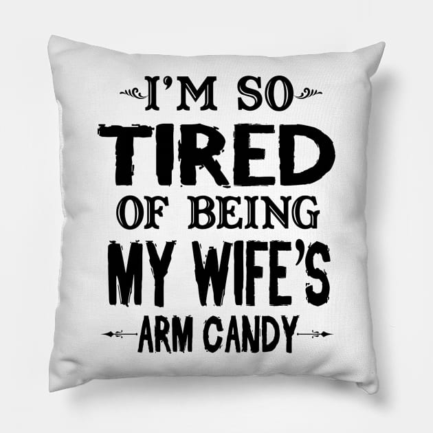 Funny Husband Graphic Pillow by CreatingChaos