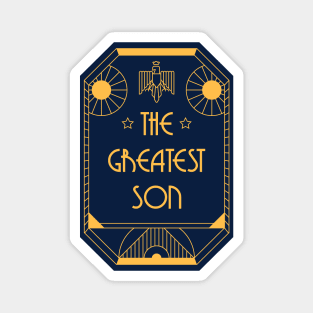 The Greatest Son - Art Deco Medal of Honor Magnet