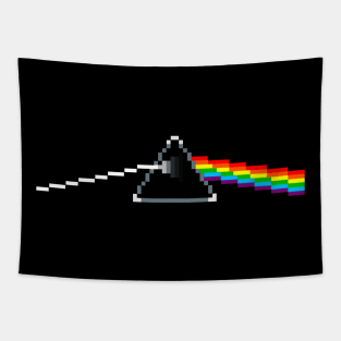 Dark side of the moon 8 bit Tapestry