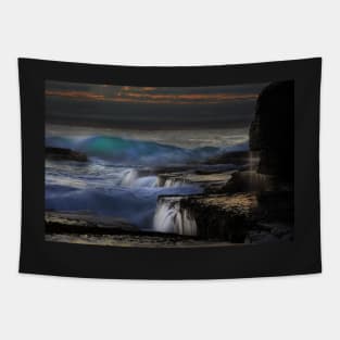 Moody seascape Tapestry
