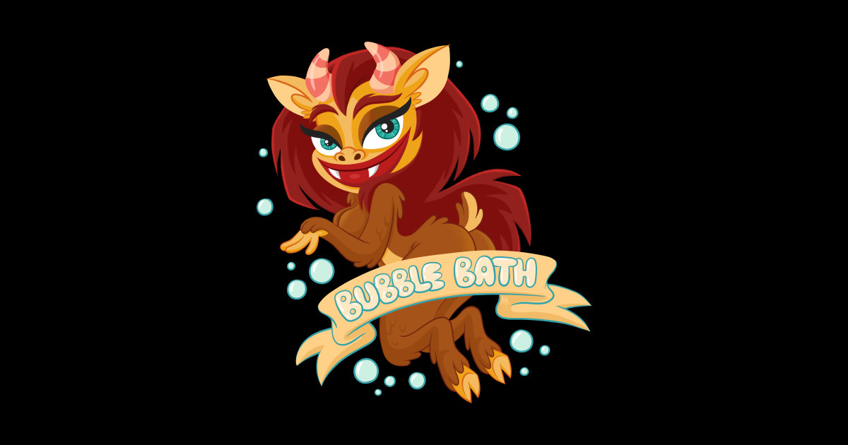 Bubble Bath Hormone Monstress Sticker TeePublic